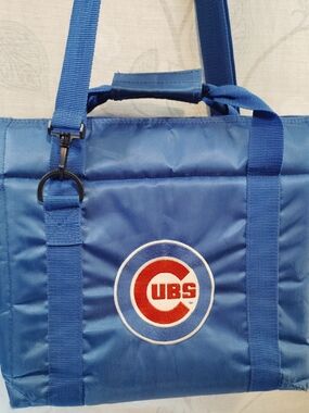 Chicago Cubs Blue Insulated Tote Bag